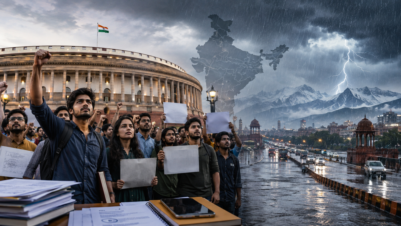 India in 2026: How National Policy Debates, Youth Protests, and Monsoon Weather Are Shaping the News Cycle